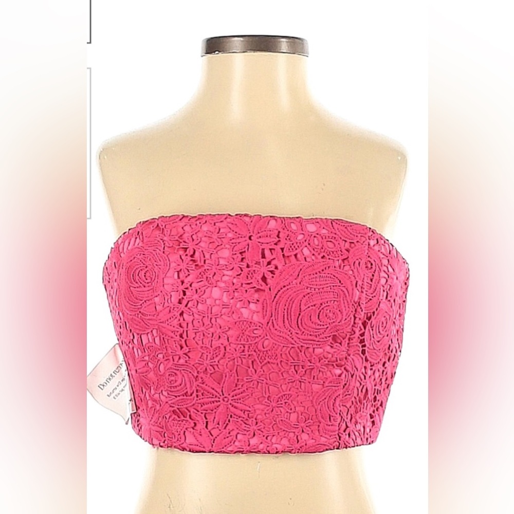 Fame & Partners Hot Pink Tube Top, Size 2